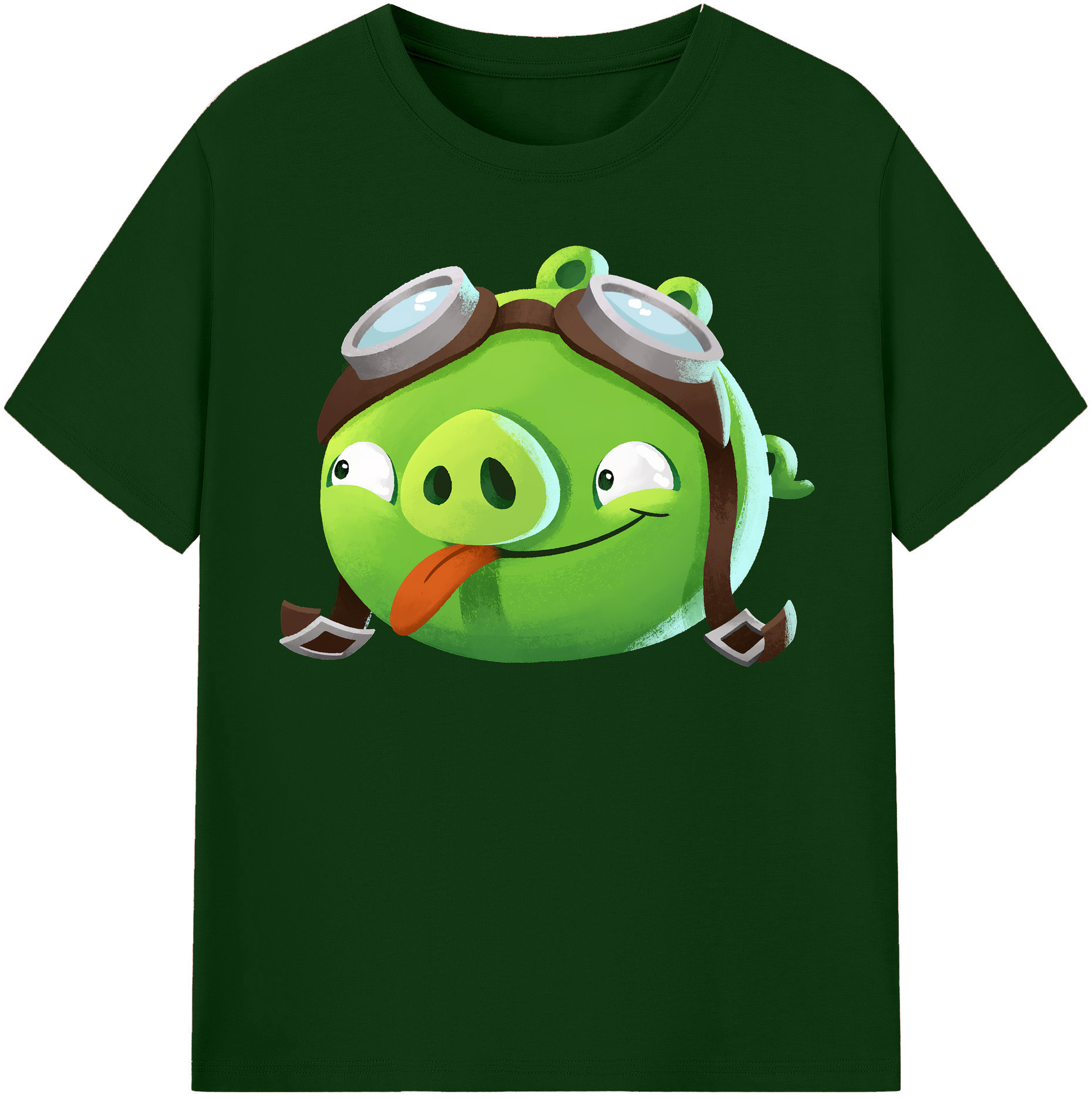 （画像用） Angry Birds アングリーバード 綿100％半袖Tシャツ（フロントプリント）